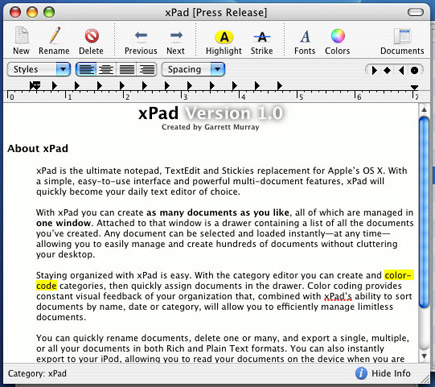 Document editor for macbook